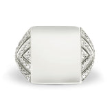 NIAH DIAMOND SIGNET RING