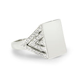 NIAH DIAMOND SIGNET RING