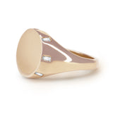 SOLA DIAMOND SIGNET RING